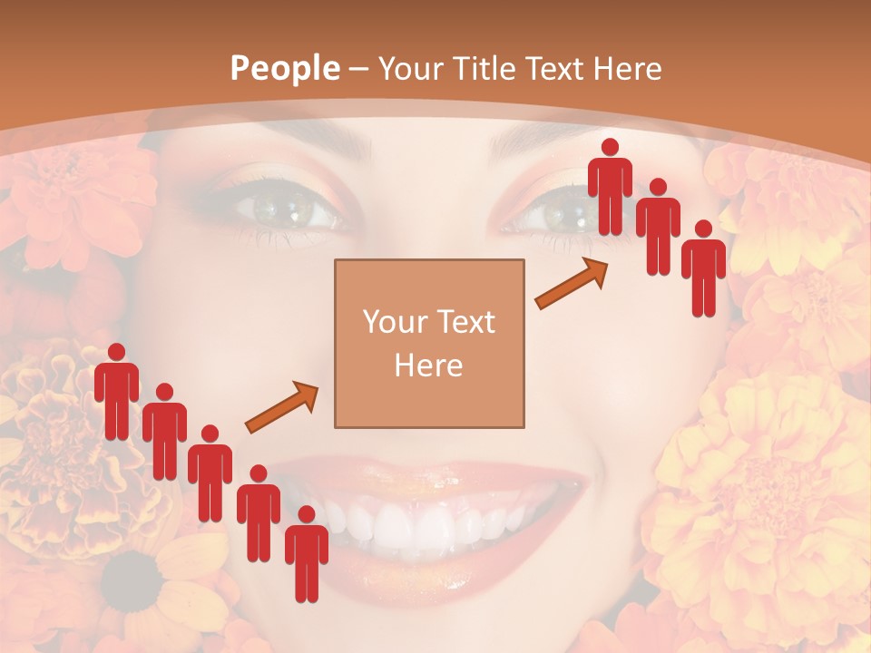 Eyes Fall Pretty PowerPoint Template