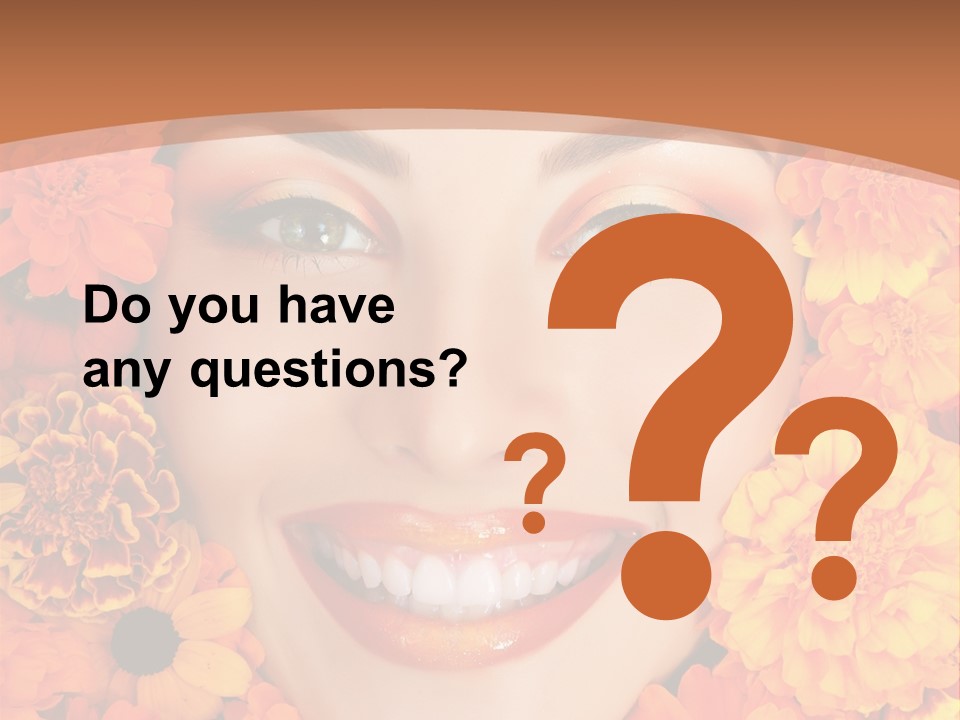 Eyes Fall Pretty PowerPoint Template