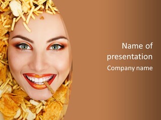 Clean Frame Glamour PowerPoint Template