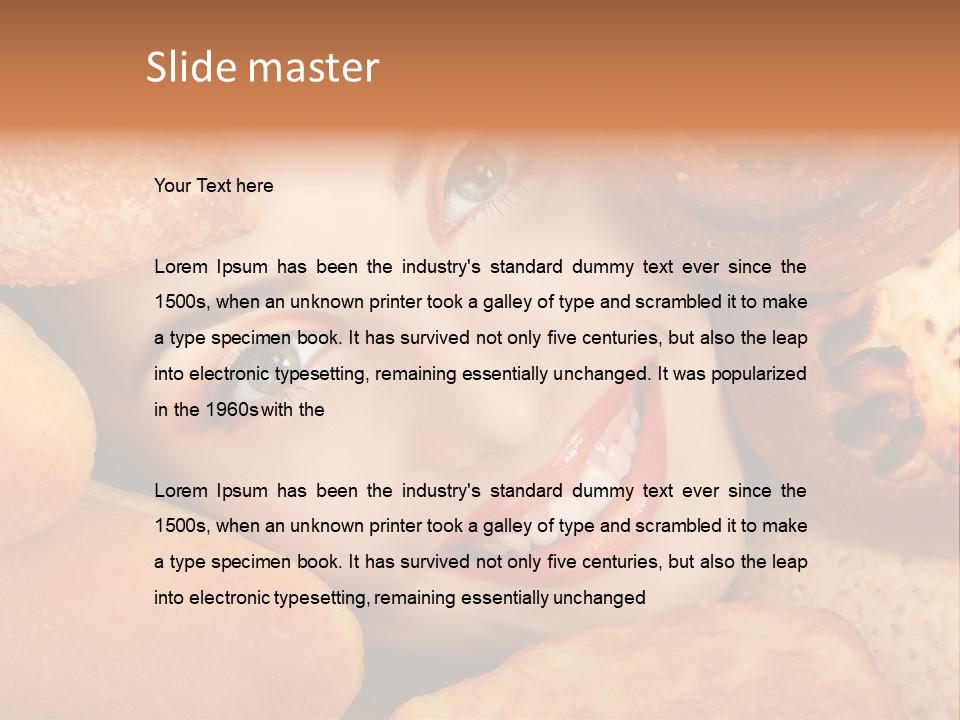 Beauty Pretty Happy PowerPoint Template