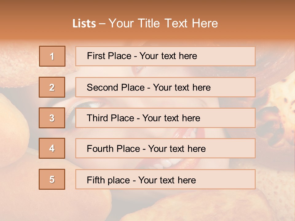 Beauty Pretty Happy PowerPoint Template