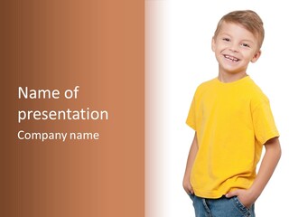 Smile Close Up Background PowerPoint Template