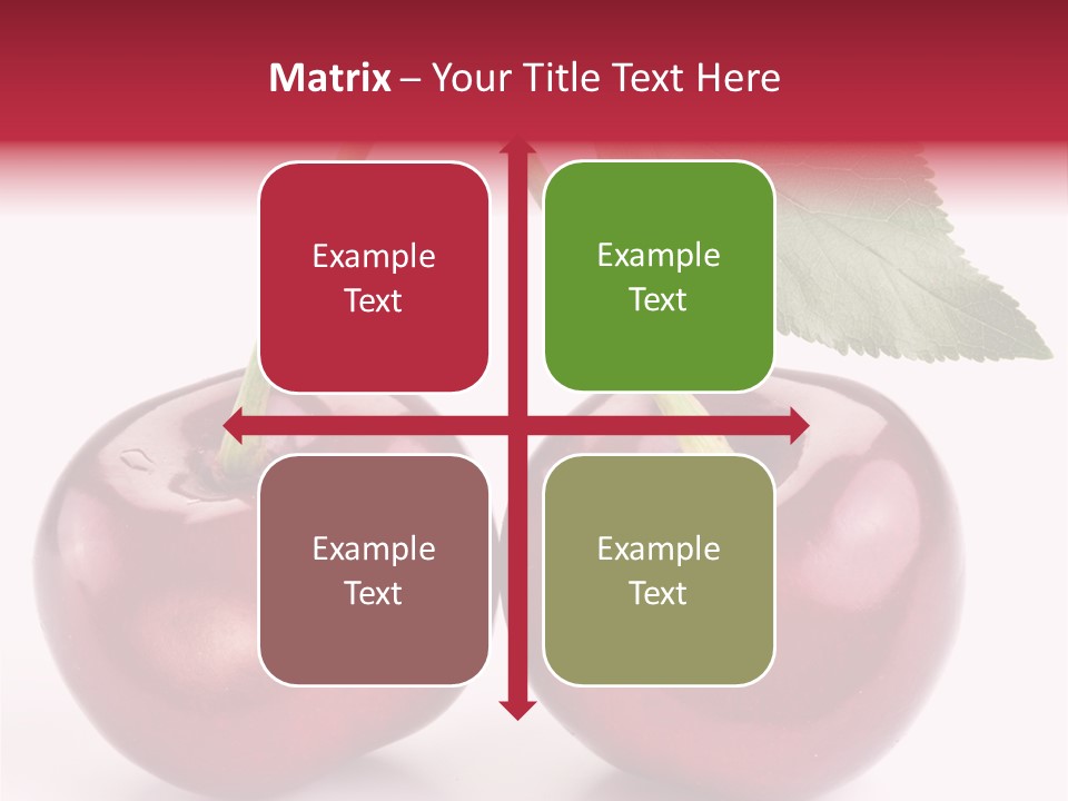 Cherry Food Perfect PowerPoint Template