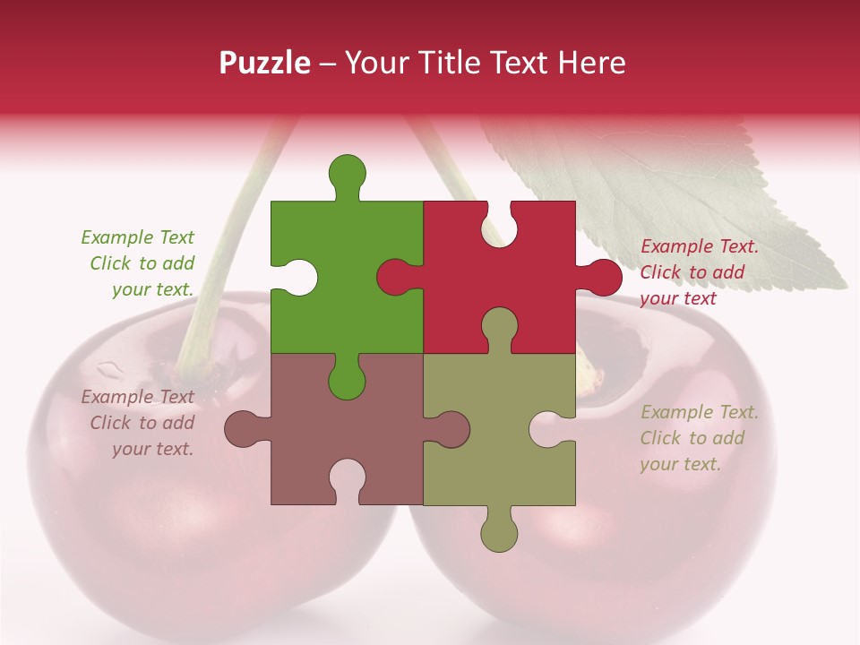 Cherry Food Perfect PowerPoint Template