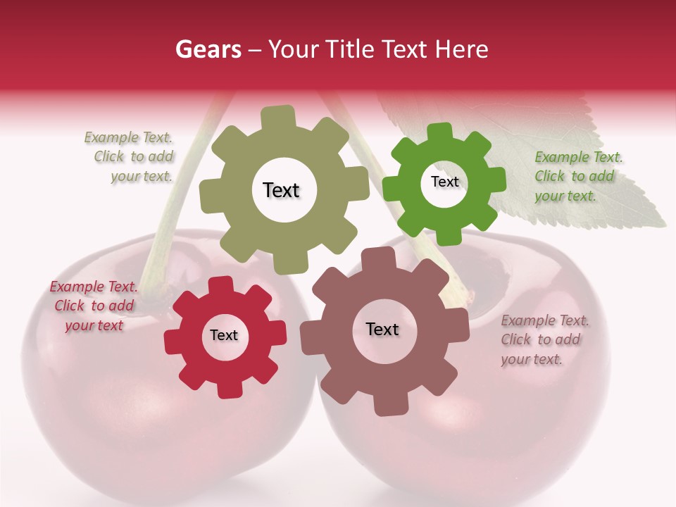 Cherry Food Perfect PowerPoint Template