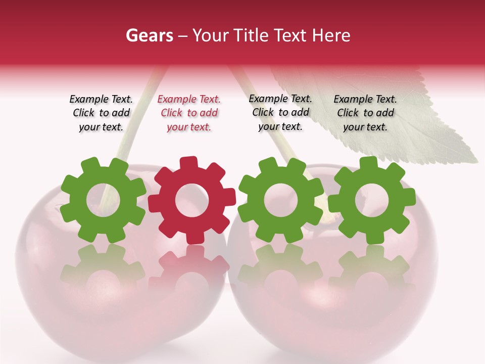 Cherry Food Perfect PowerPoint Template