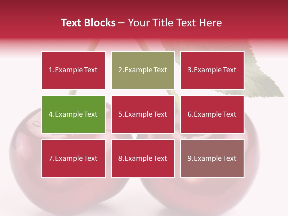 Cherry Food Perfect PowerPoint Template