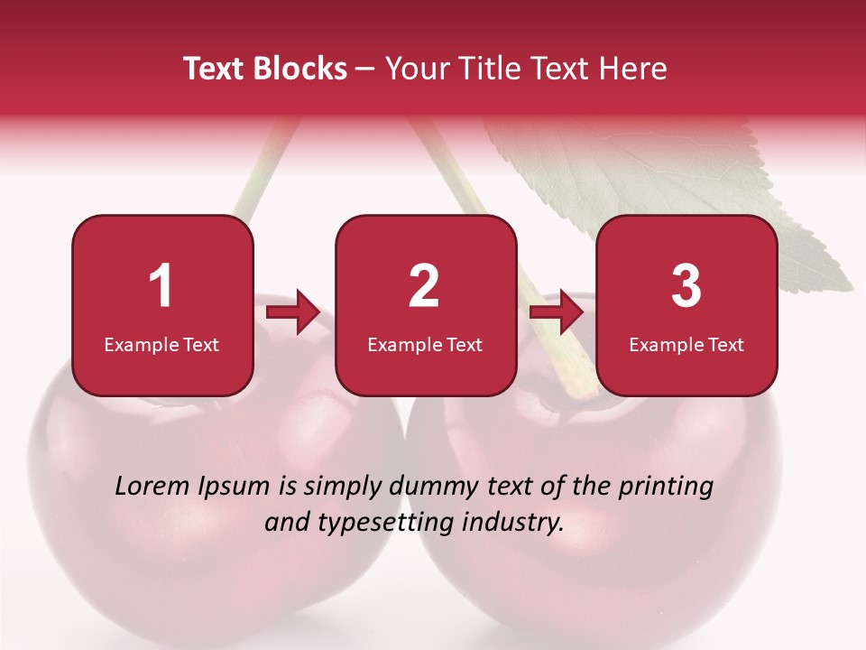 Cherry Food Perfect PowerPoint Template