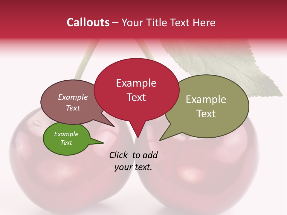 Cherry Food Perfect PowerPoint Template