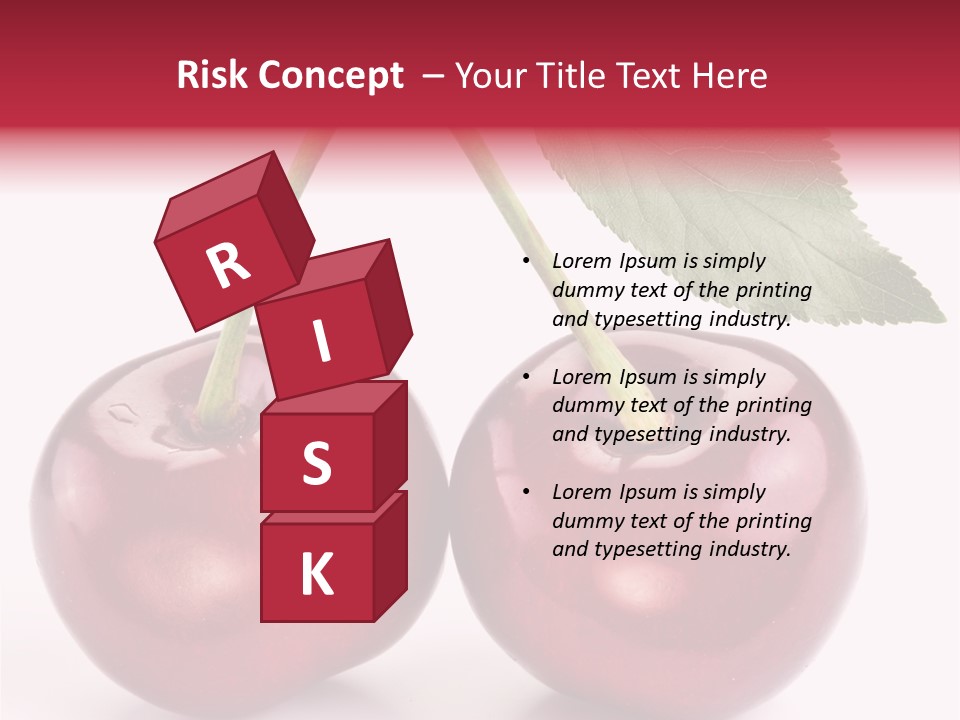 Cherry Food Perfect PowerPoint Template