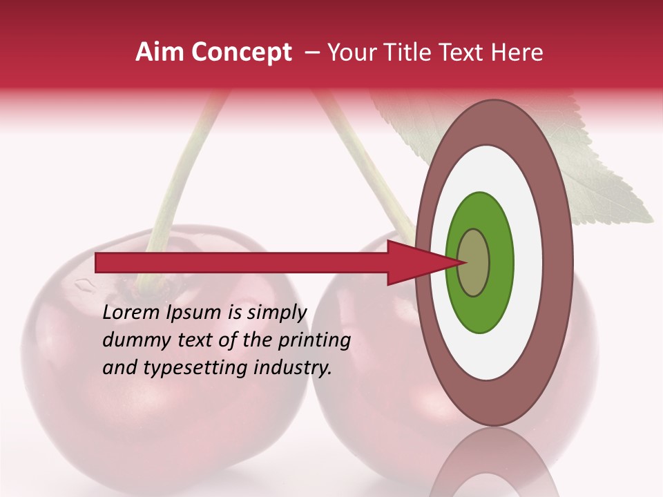 Cherry Food Perfect PowerPoint Template