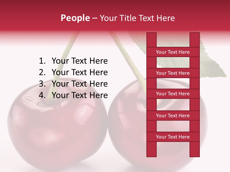 Cherry Food Perfect PowerPoint Template