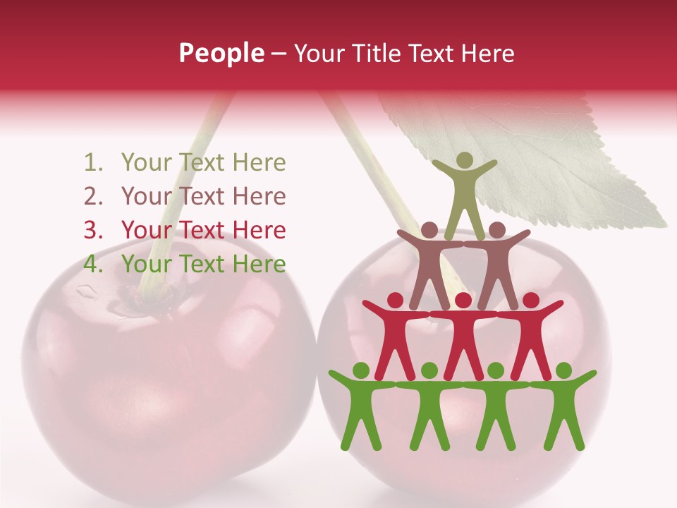 Cherry Food Perfect PowerPoint Template