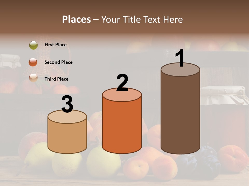 Melon Fruit Still Life PowerPoint Template