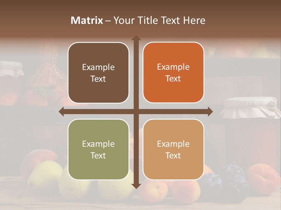 Melon Fruit Still Life PowerPoint Template