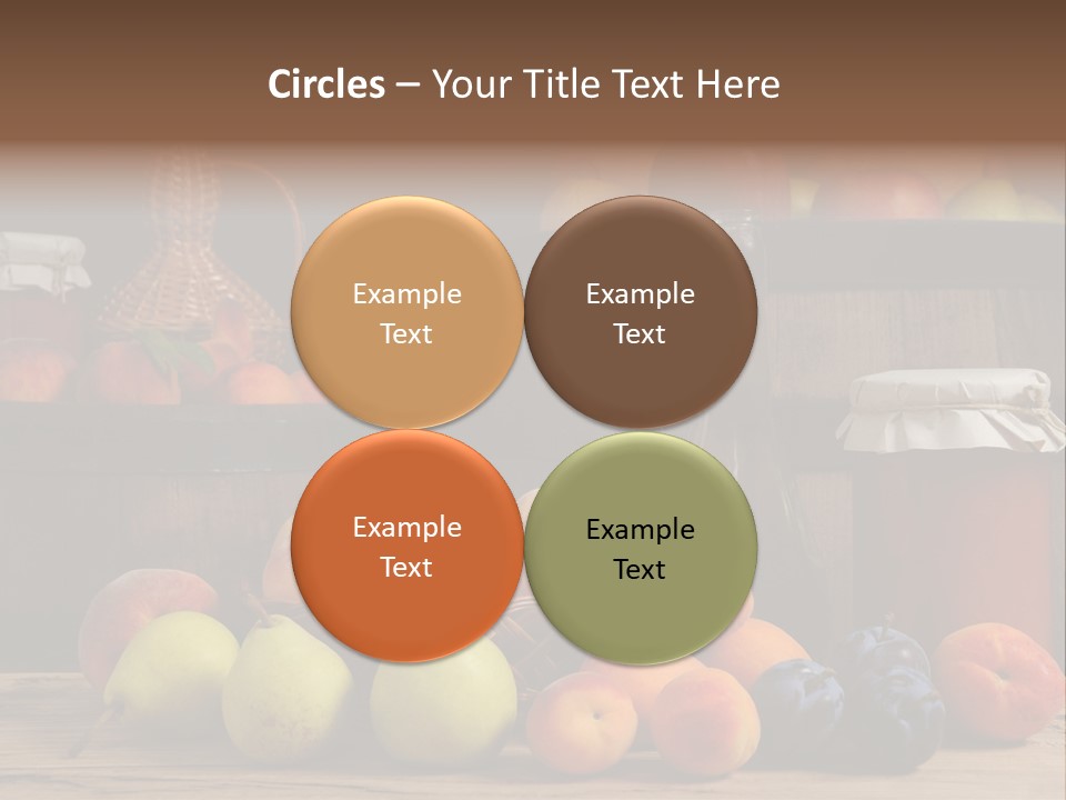 Melon Fruit Still Life PowerPoint Template