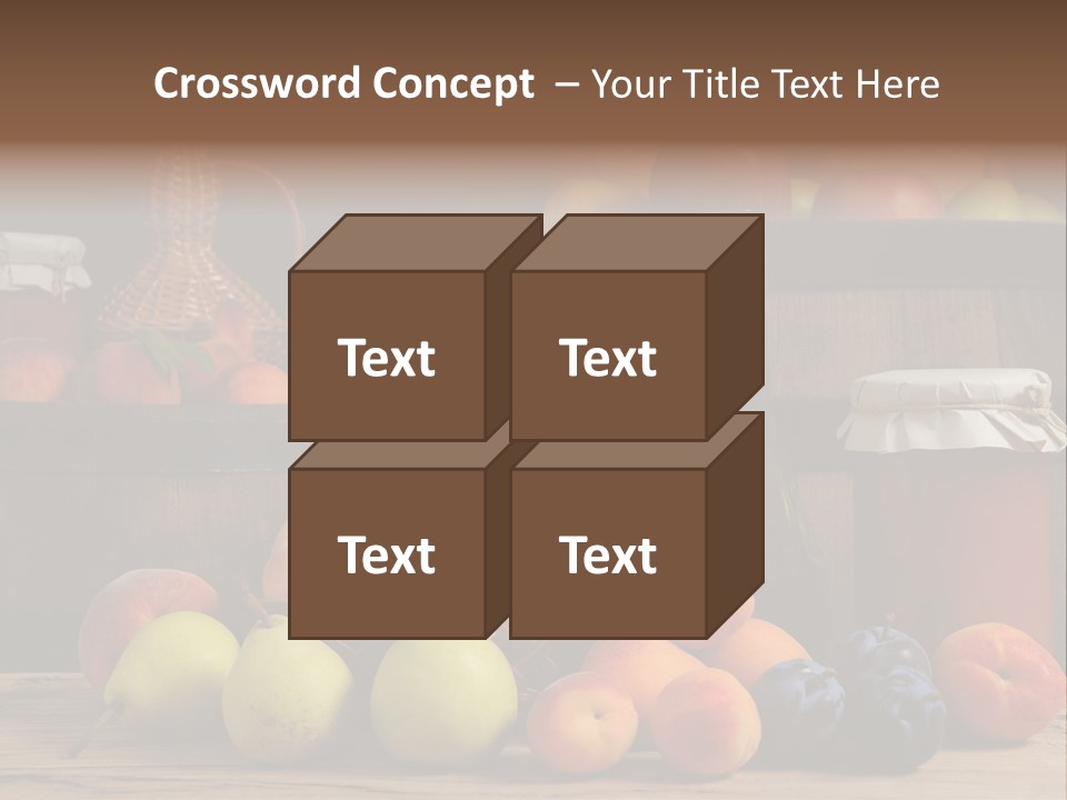 Melon Fruit Still Life PowerPoint Template