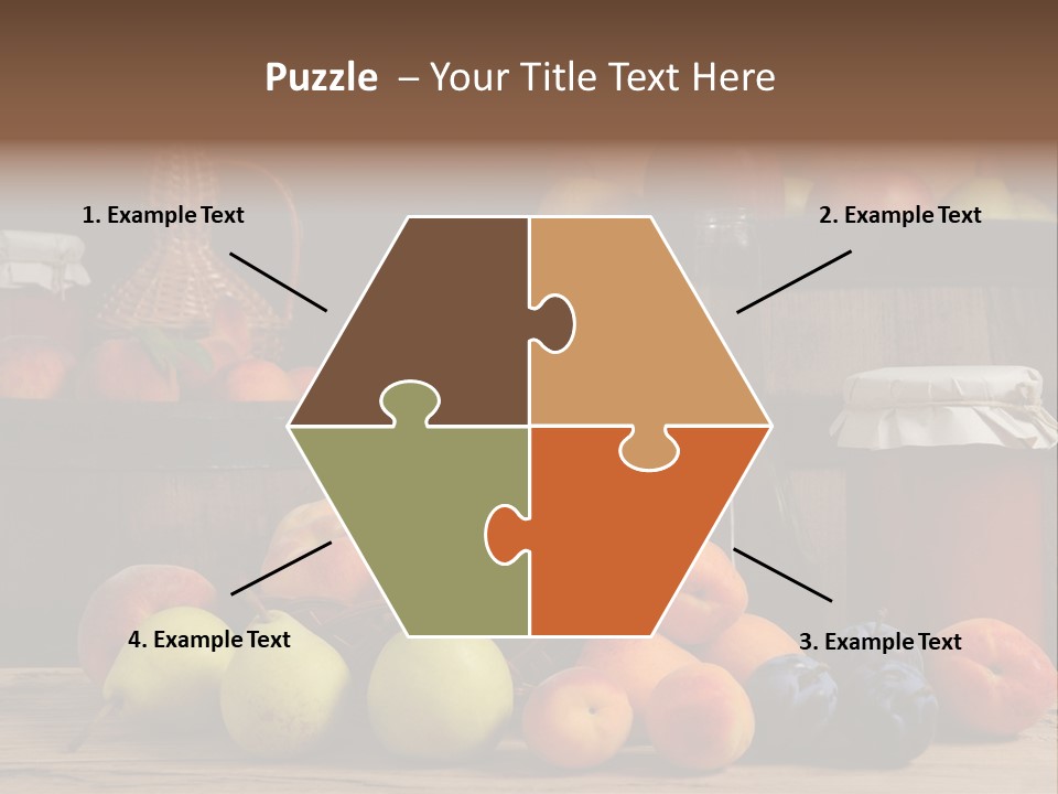 Melon Fruit Still Life PowerPoint Template