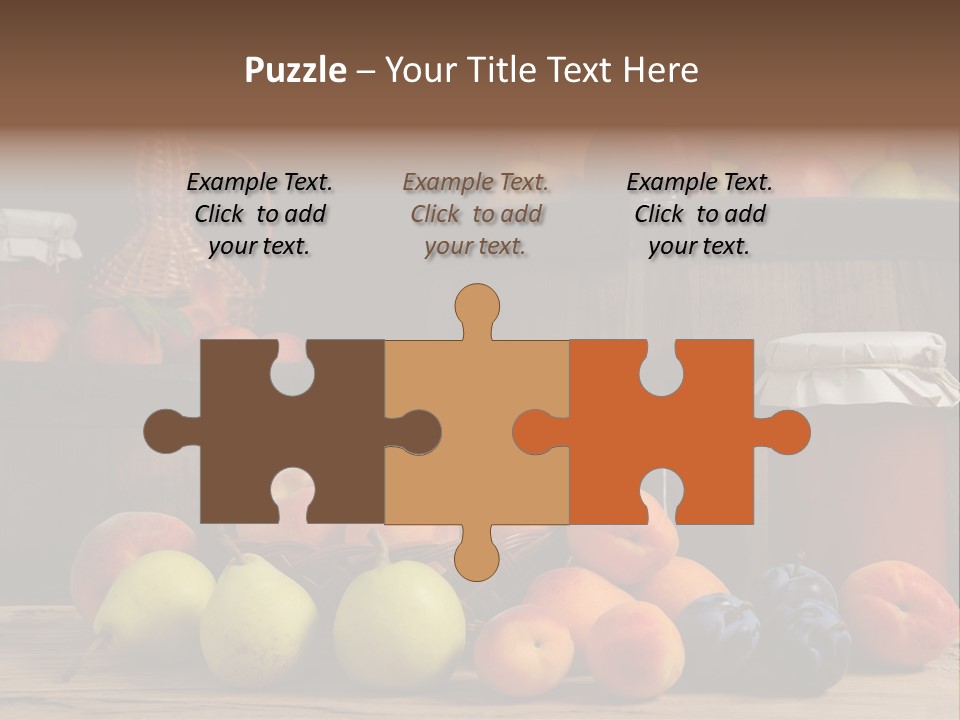 Melon Fruit Still Life PowerPoint Template