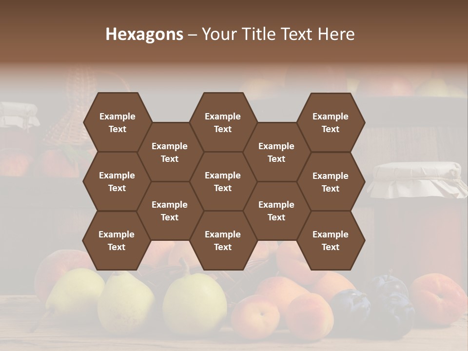 Melon Fruit Still Life PowerPoint Template