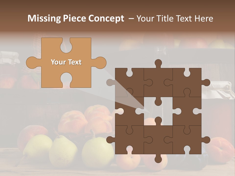 Melon Fruit Still Life PowerPoint Template