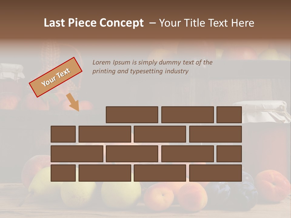 Melon Fruit Still Life PowerPoint Template
