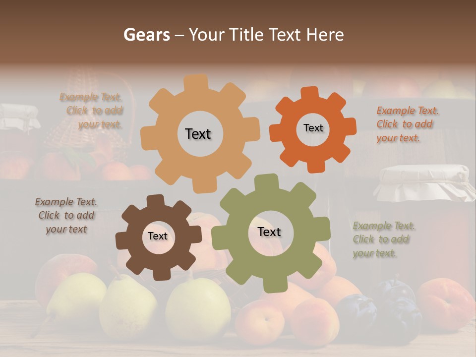 Melon Fruit Still Life PowerPoint Template