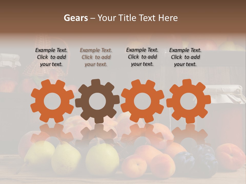 Melon Fruit Still Life PowerPoint Template