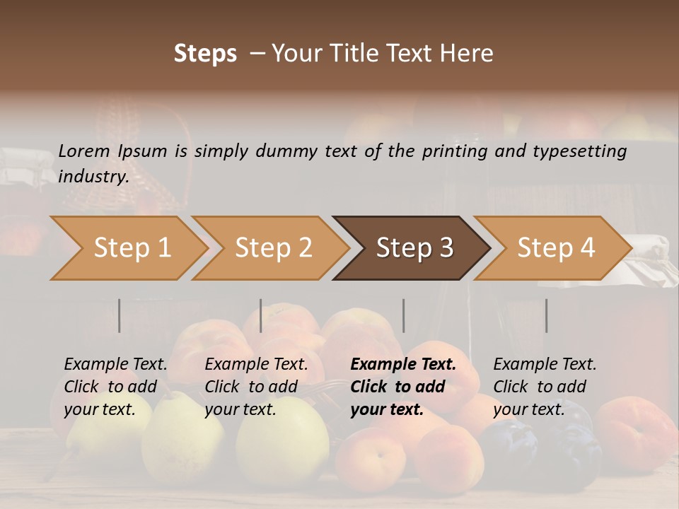 Melon Fruit Still Life PowerPoint Template