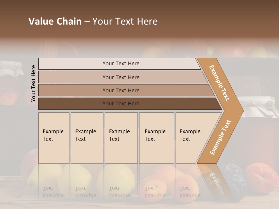 Melon Fruit Still Life PowerPoint Template
