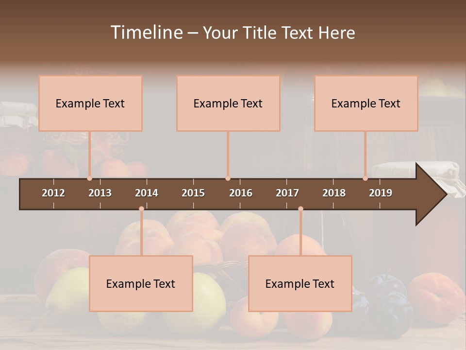 Melon Fruit Still Life PowerPoint Template
