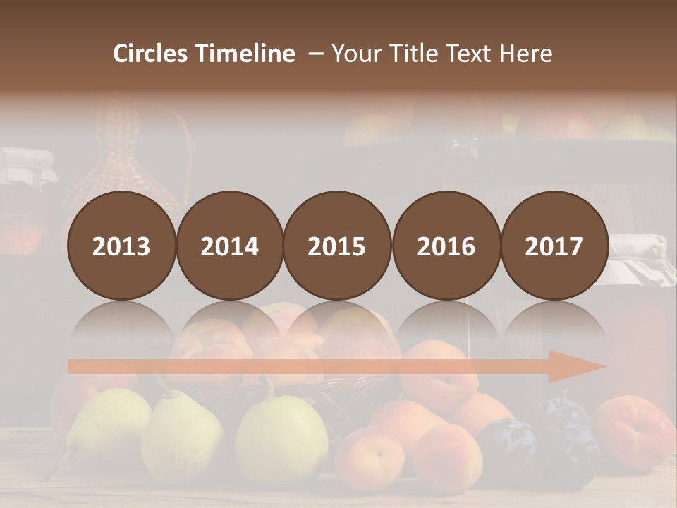 Melon Fruit Still Life PowerPoint Template