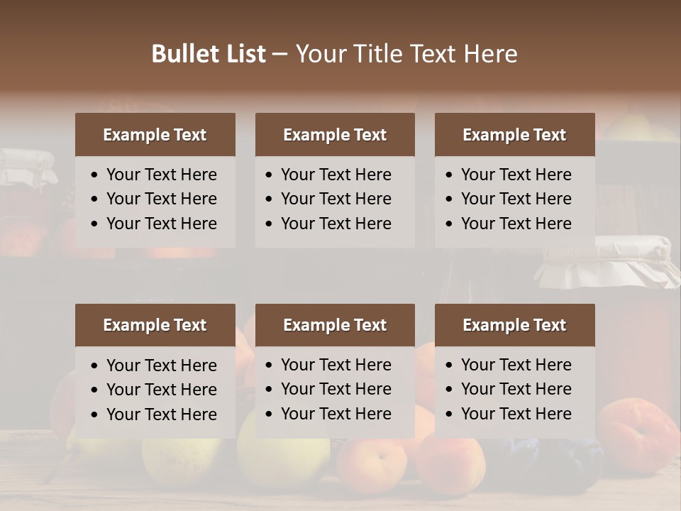 Melon Fruit Still Life PowerPoint Template