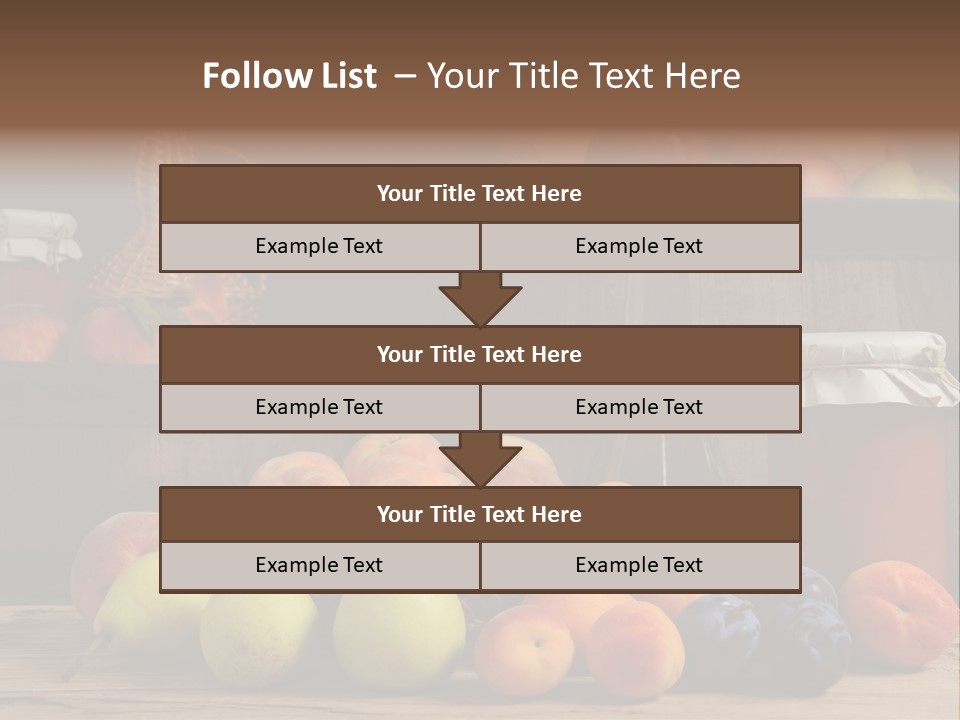 Melon Fruit Still Life PowerPoint Template