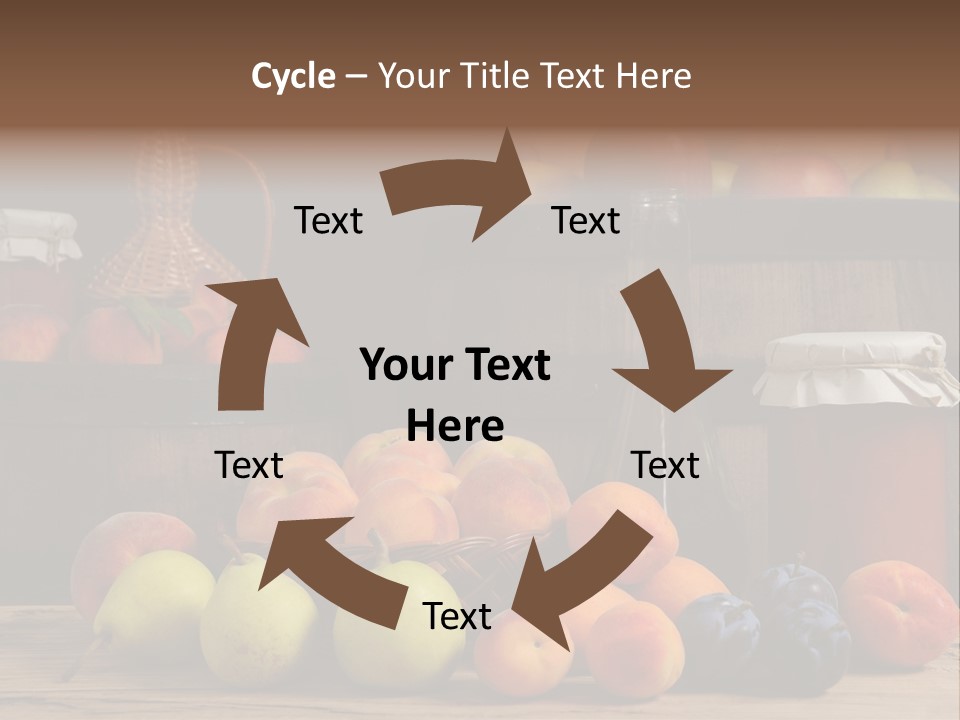 Melon Fruit Still Life PowerPoint Template
