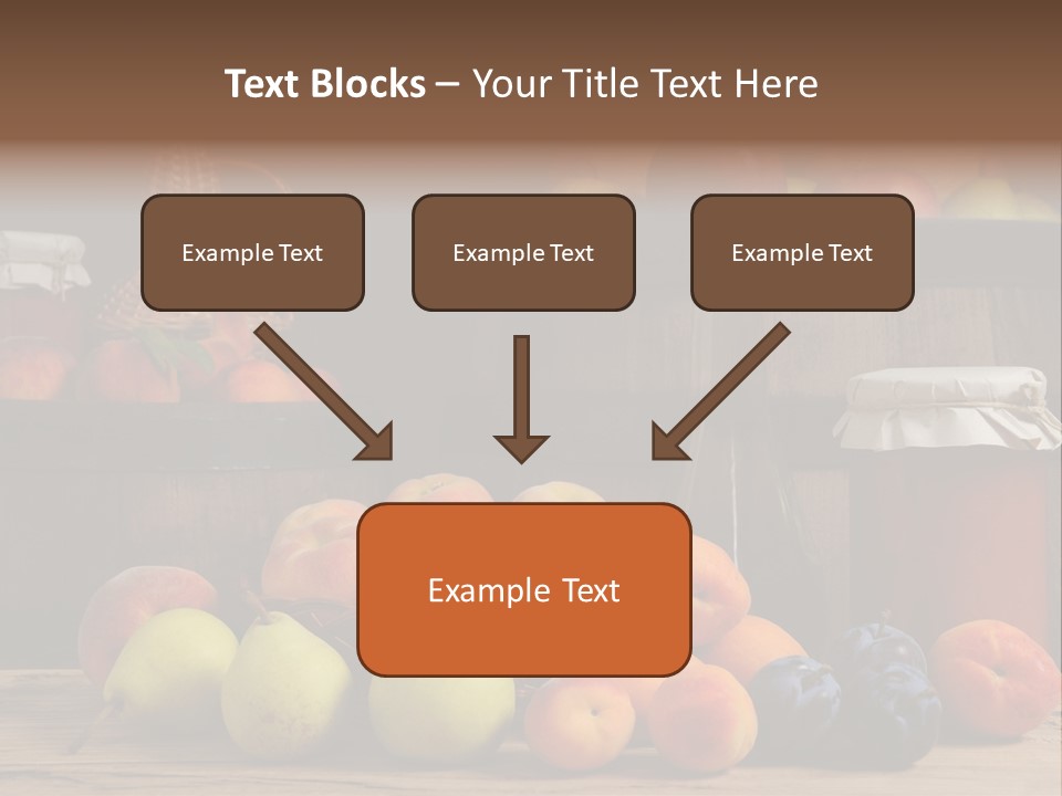 Melon Fruit Still Life PowerPoint Template