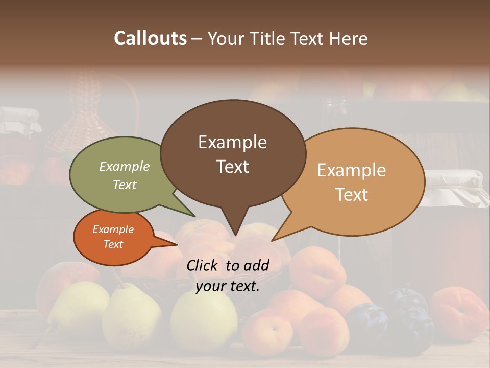 Melon Fruit Still Life PowerPoint Template