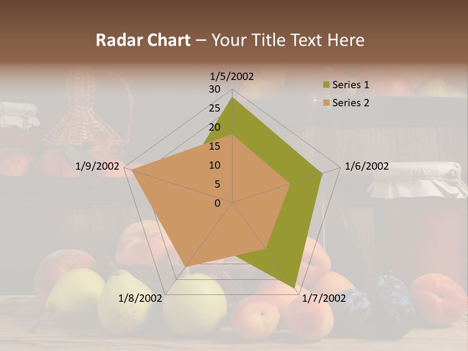 Melon Fruit Still Life PowerPoint Template