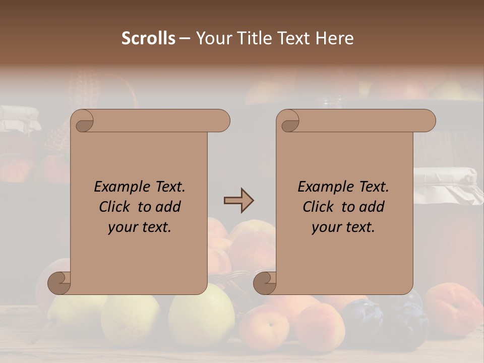 Melon Fruit Still Life PowerPoint Template