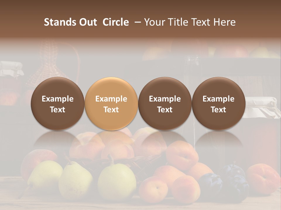 Melon Fruit Still Life PowerPoint Template