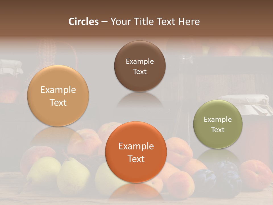 Melon Fruit Still Life PowerPoint Template