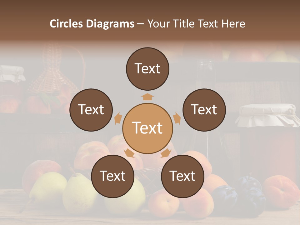 Melon Fruit Still Life PowerPoint Template