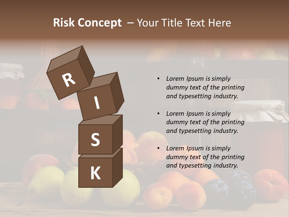 Melon Fruit Still Life PowerPoint Template