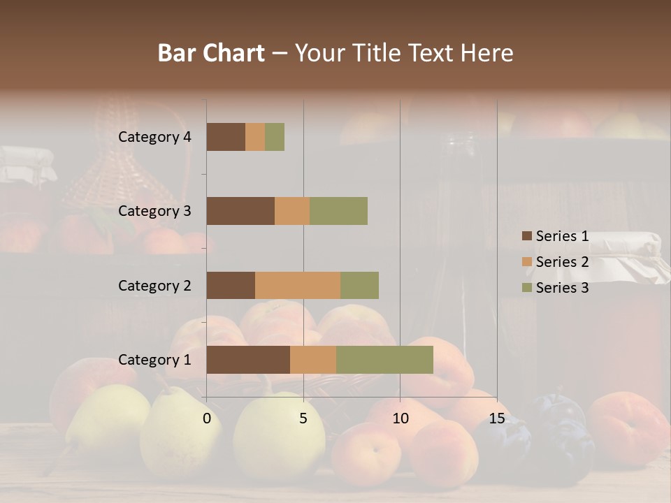 Melon Fruit Still Life PowerPoint Template