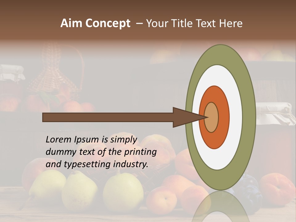 Melon Fruit Still Life PowerPoint Template
