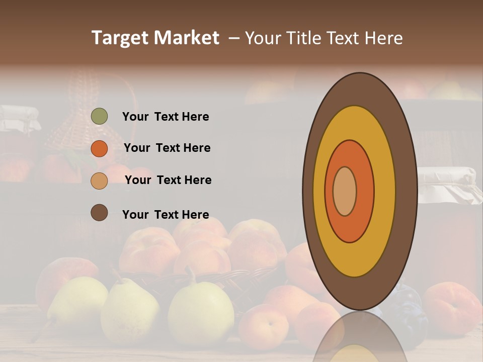 Melon Fruit Still Life PowerPoint Template