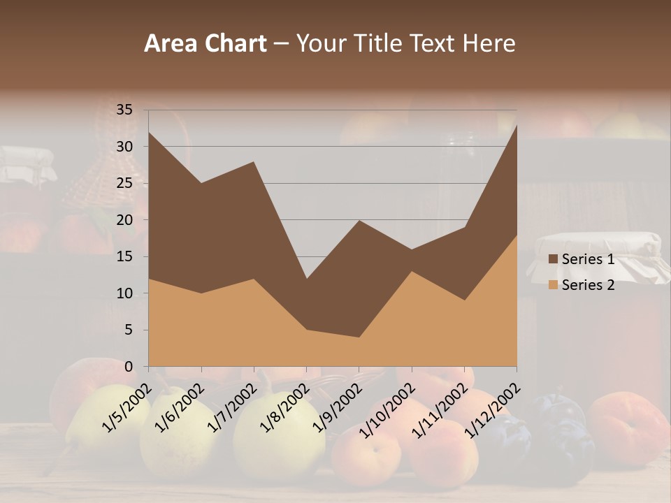 Melon Fruit Still Life PowerPoint Template