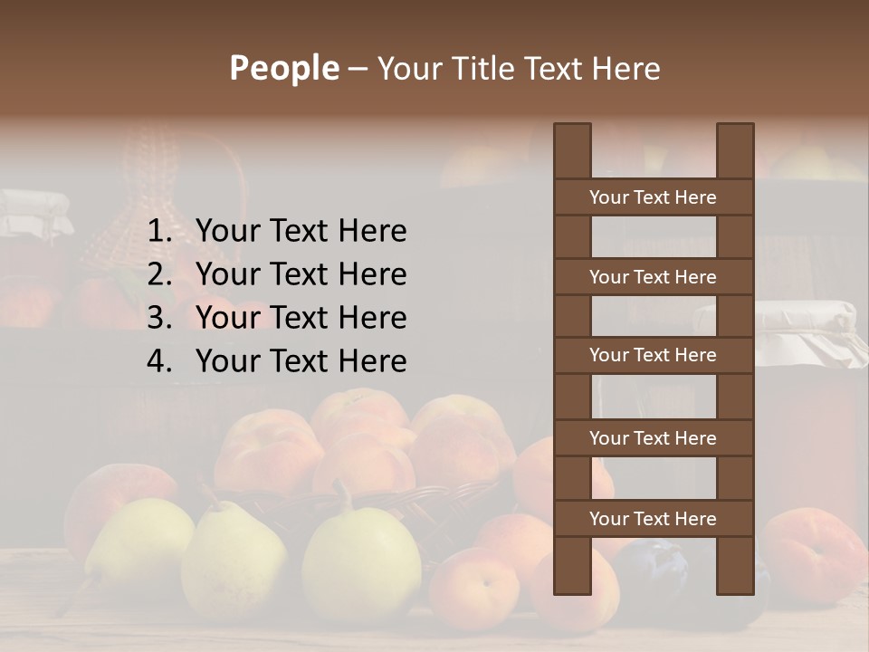 Melon Fruit Still Life PowerPoint Template