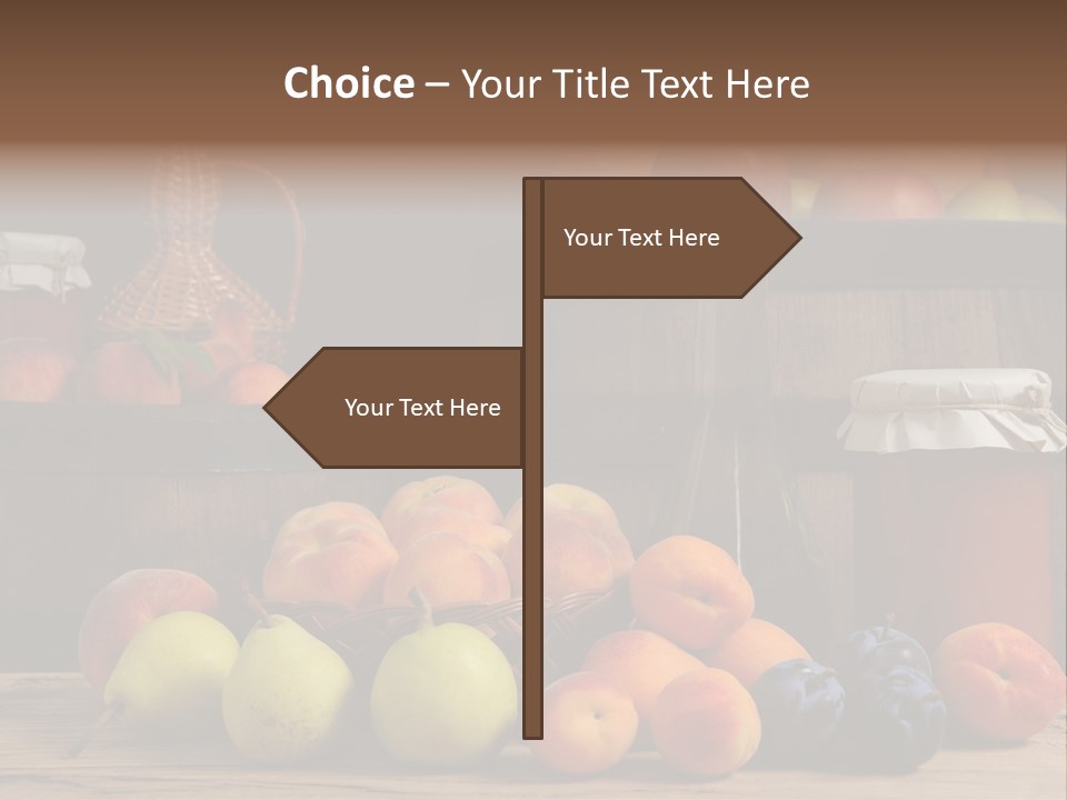 Melon Fruit Still Life PowerPoint Template