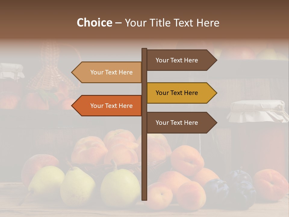 Melon Fruit Still Life PowerPoint Template